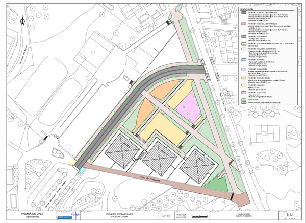 Proyecto de urbanización PA-2 Can Costa