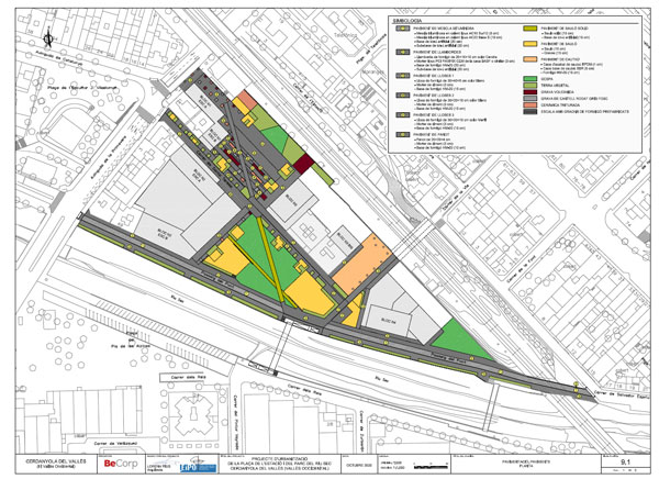 Proyecto de urbanización de la Plaza de la Estación y del Parque del Riu Sec