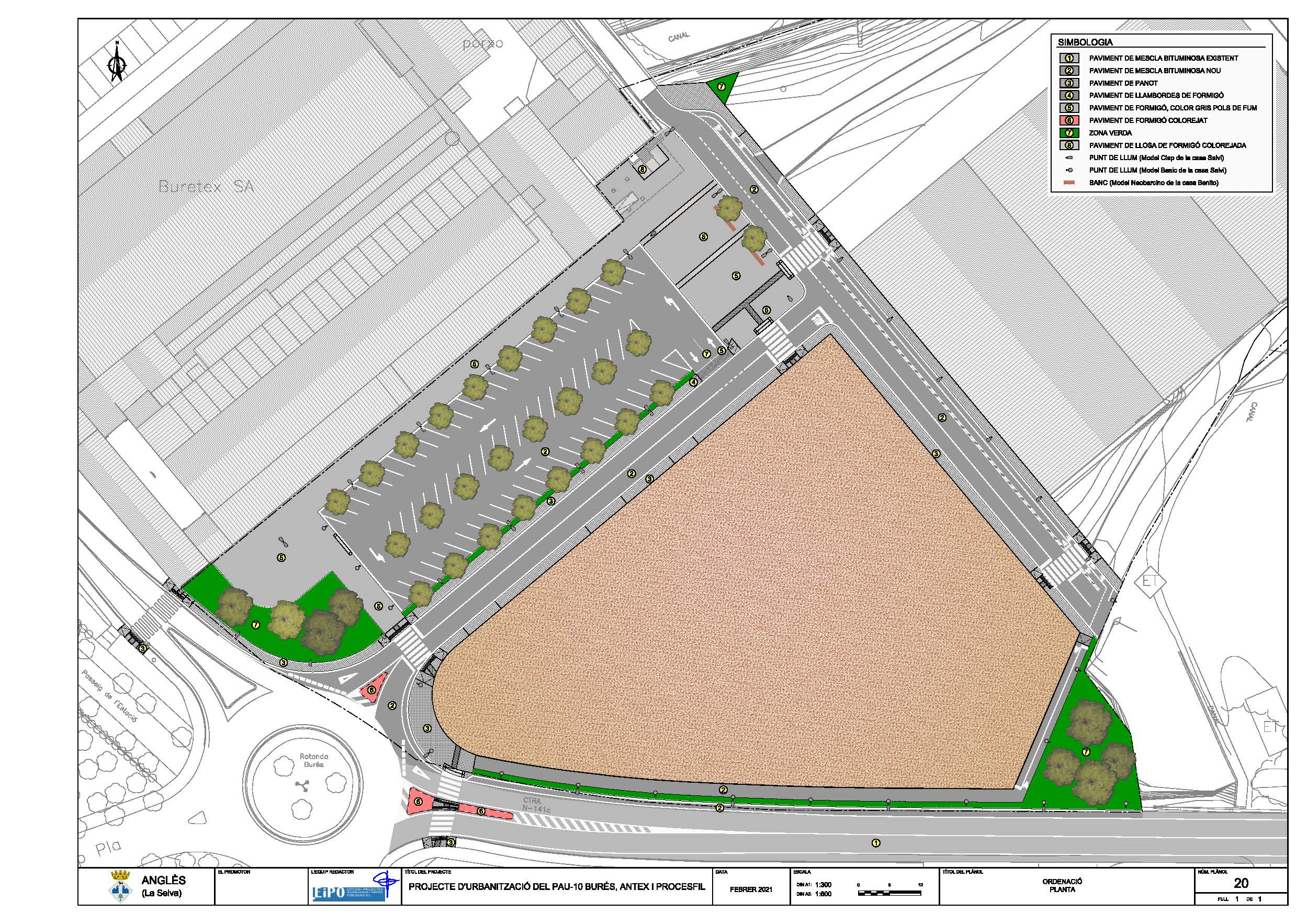 Proyecto de urbanización del PAU-10
