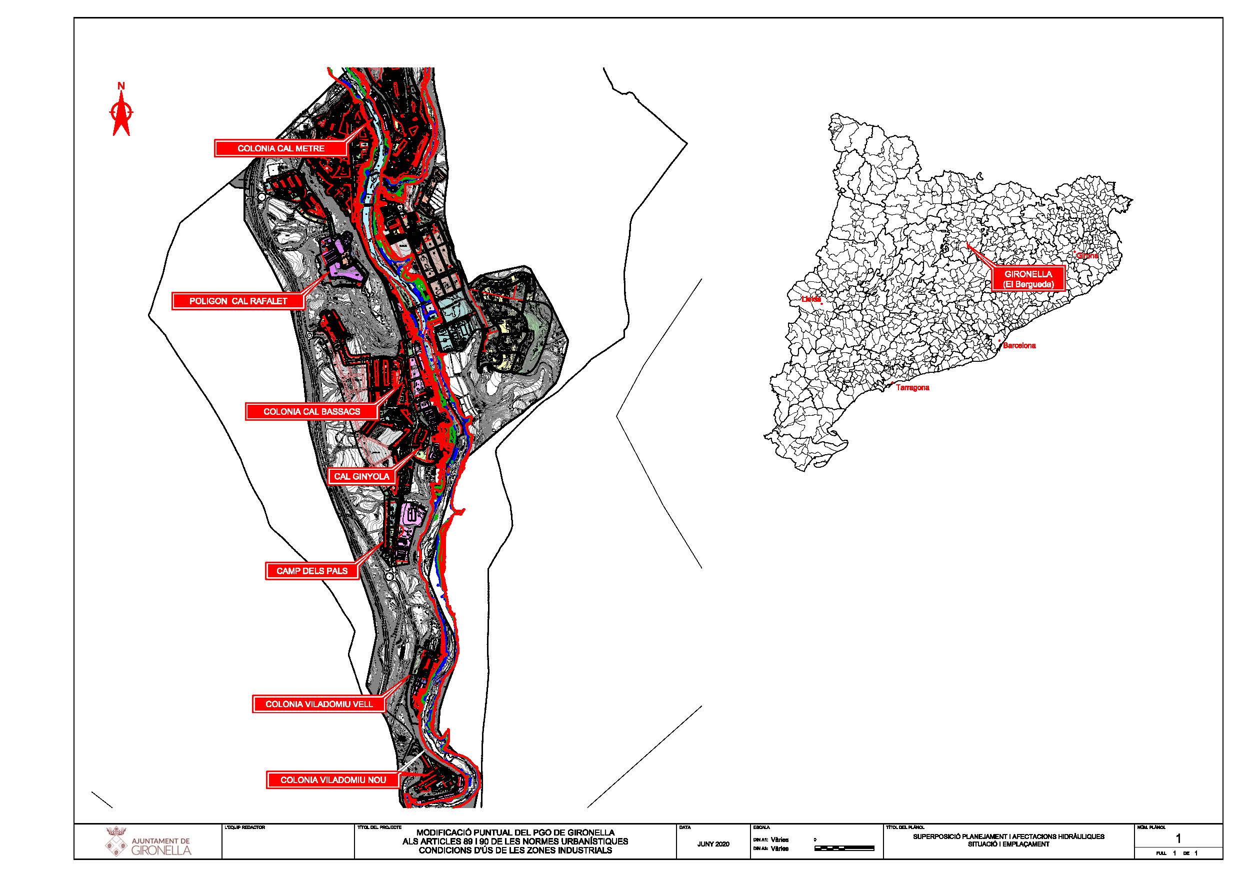 Modificación puntual del PGO de Gironella según los artículos 89 Y 90 de las normas urbanísticas