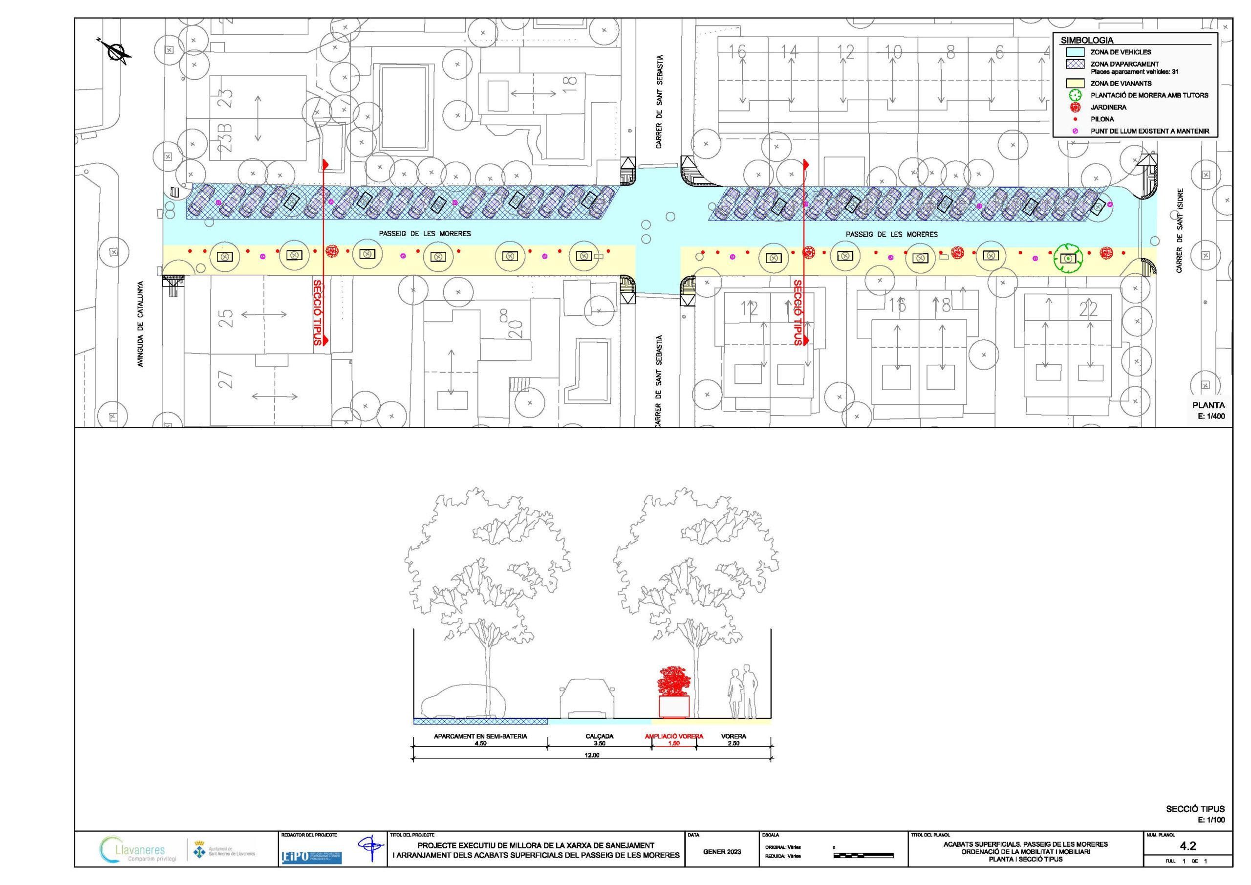 Proyecto ejecutivo de mejora de la red de saneamiento