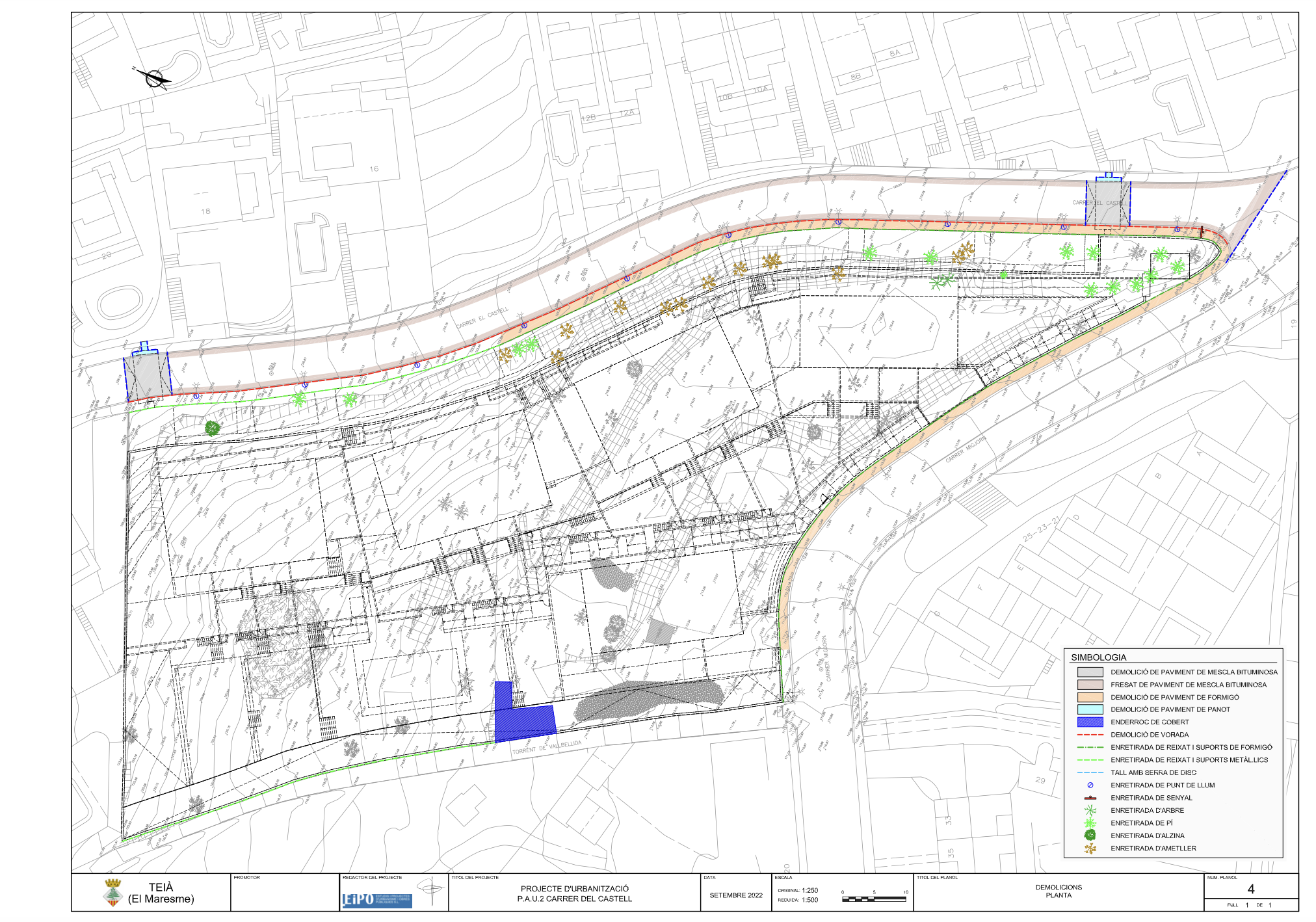 Projecte d’urbanització del PAU-2