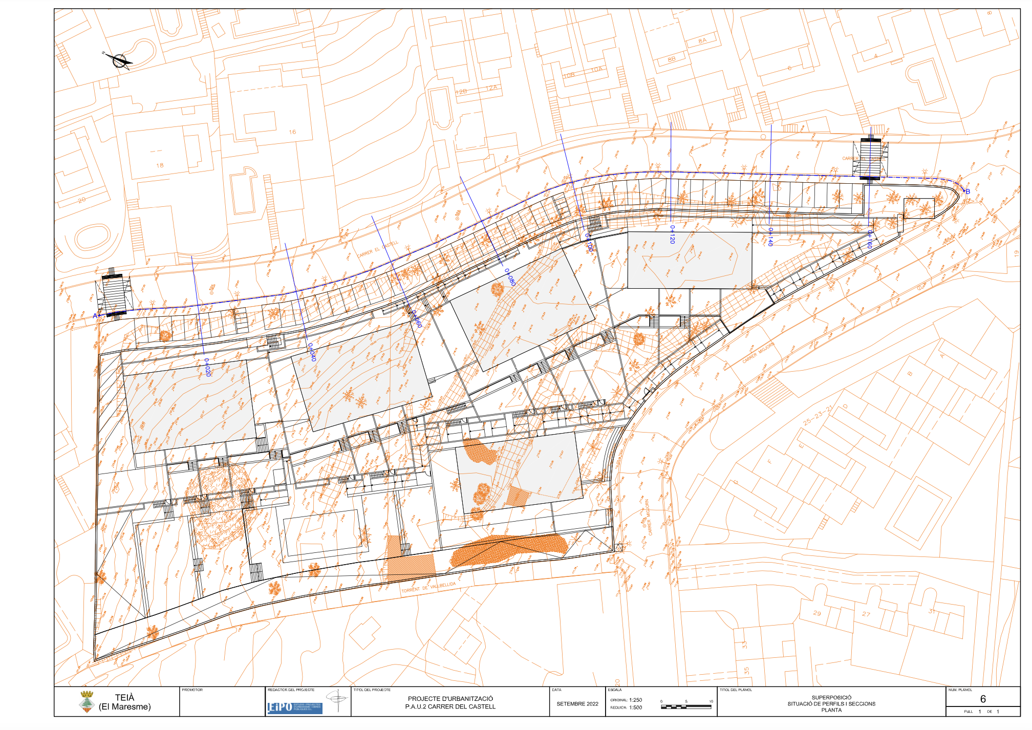 Proyecto de urbanización de PAU-2