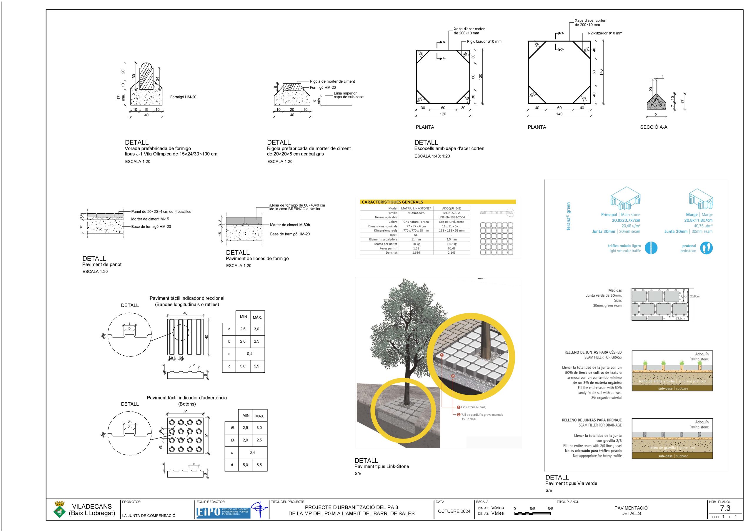 Proyecto de urbanización del PA-3
