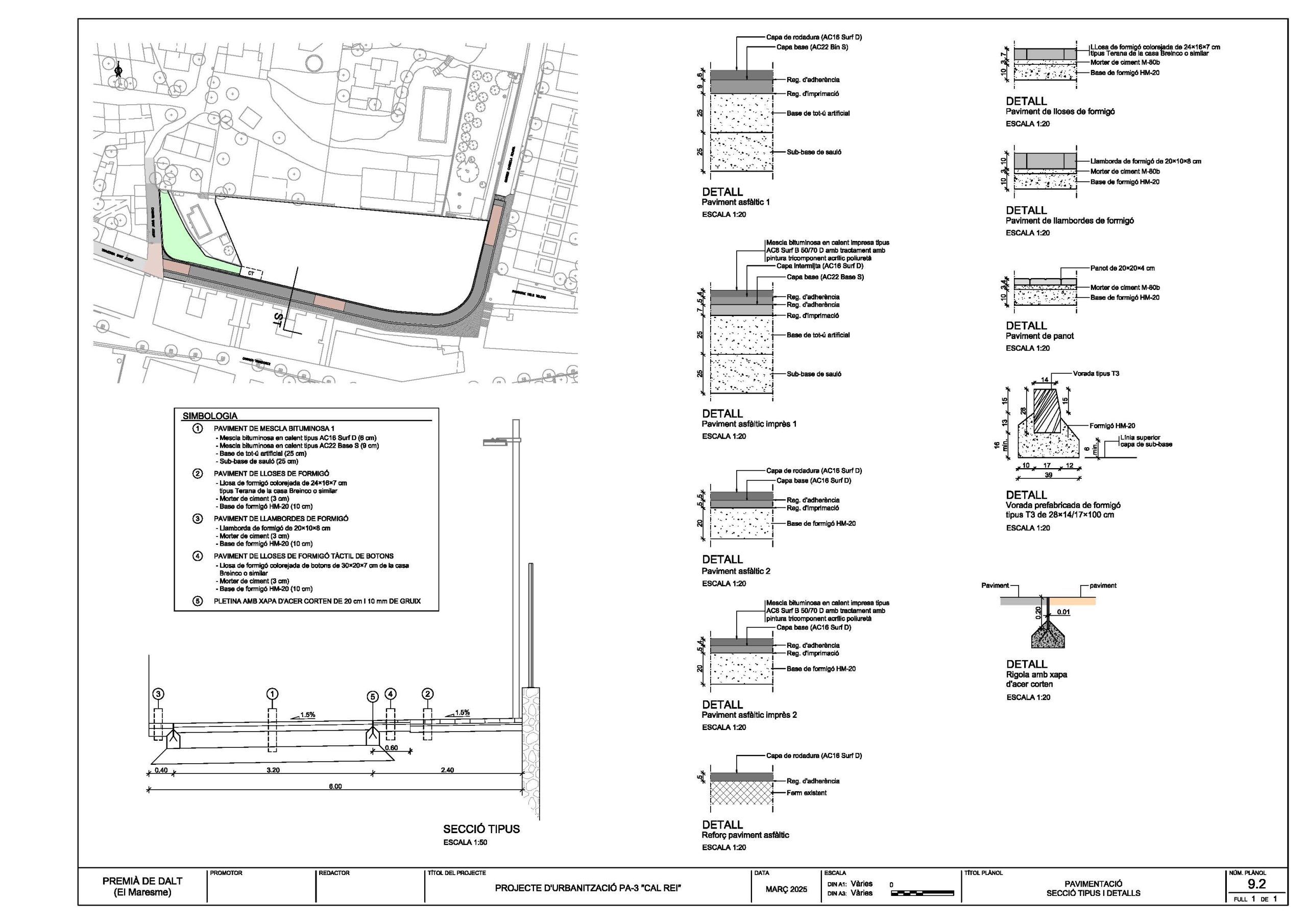 Proyecto de urbanización PA-3