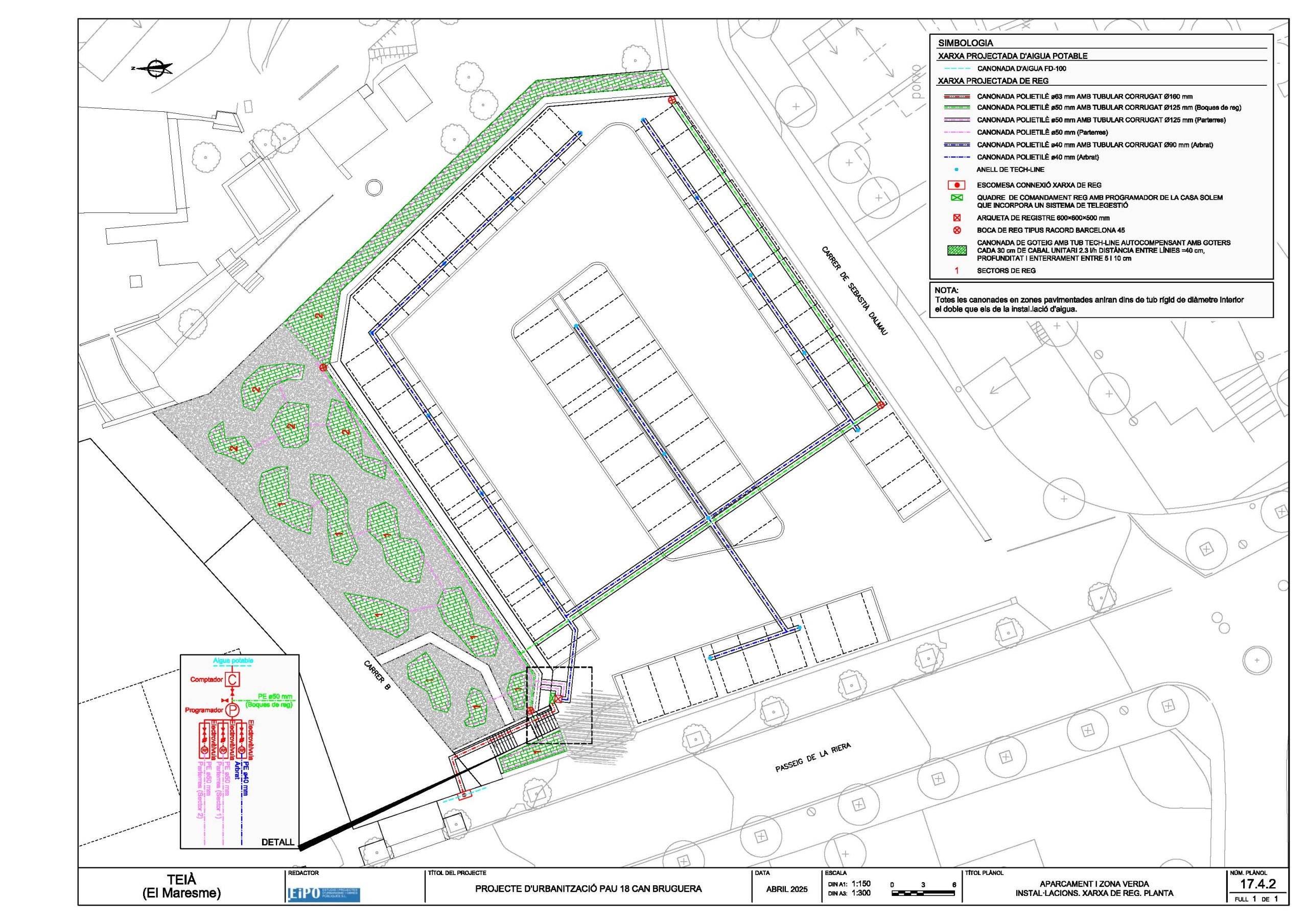 Proyecto de urbanización de Can Bruguera