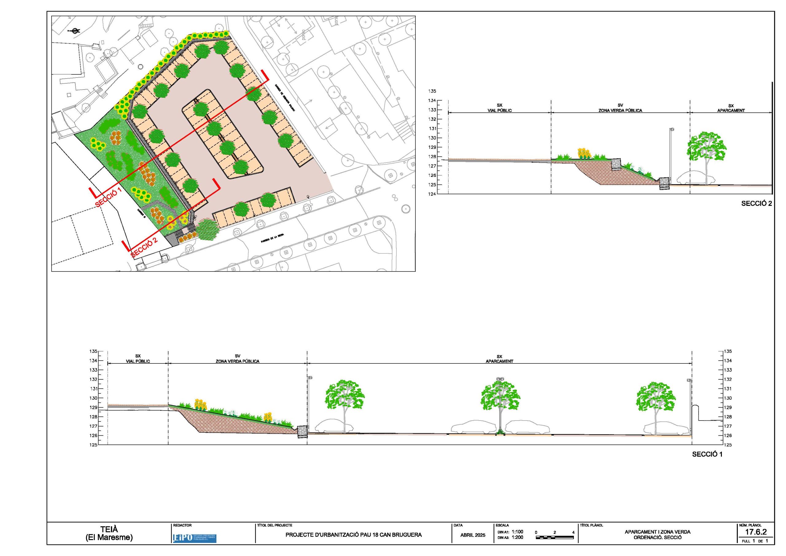 Proyecto de urbanización de Can Bruguera