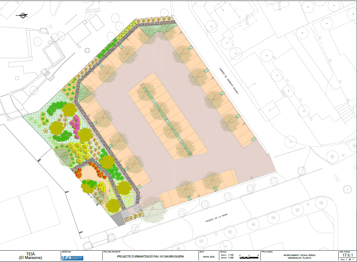 Proyecto de urbanización del PAU-18 Can Bruguera
